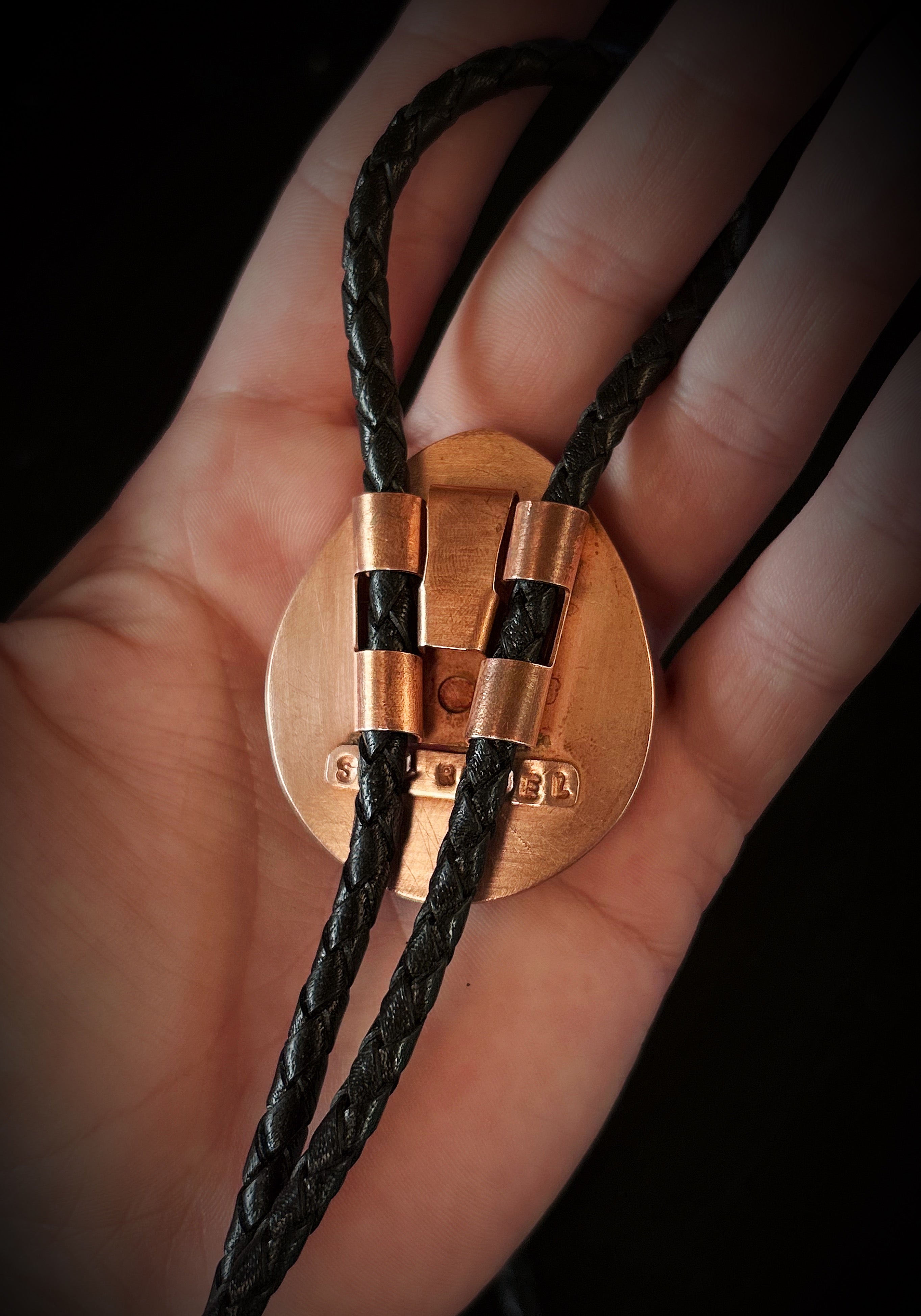 Copper Red Jasper Bolo Tie