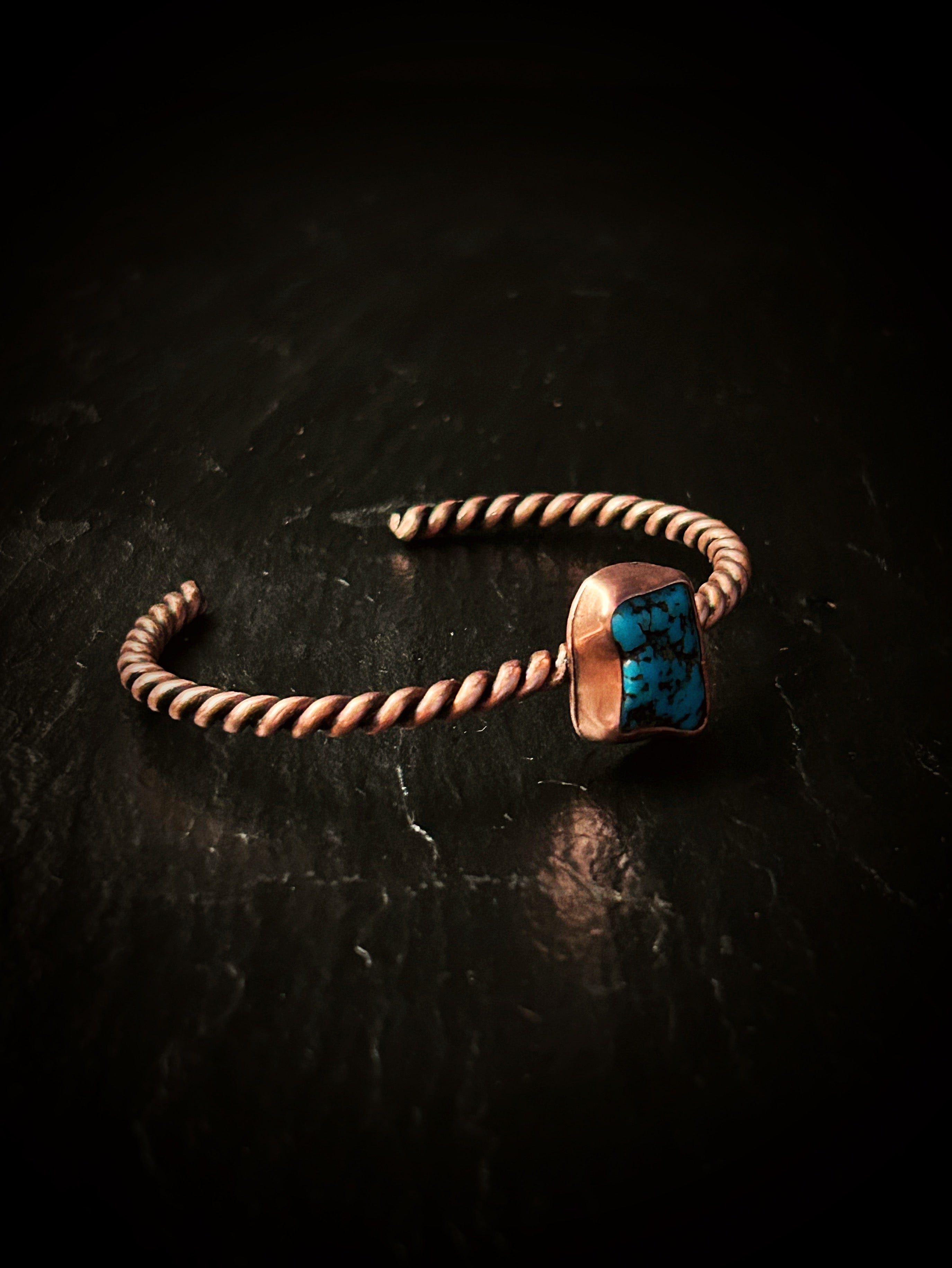 Copper Turquoise Bracelet