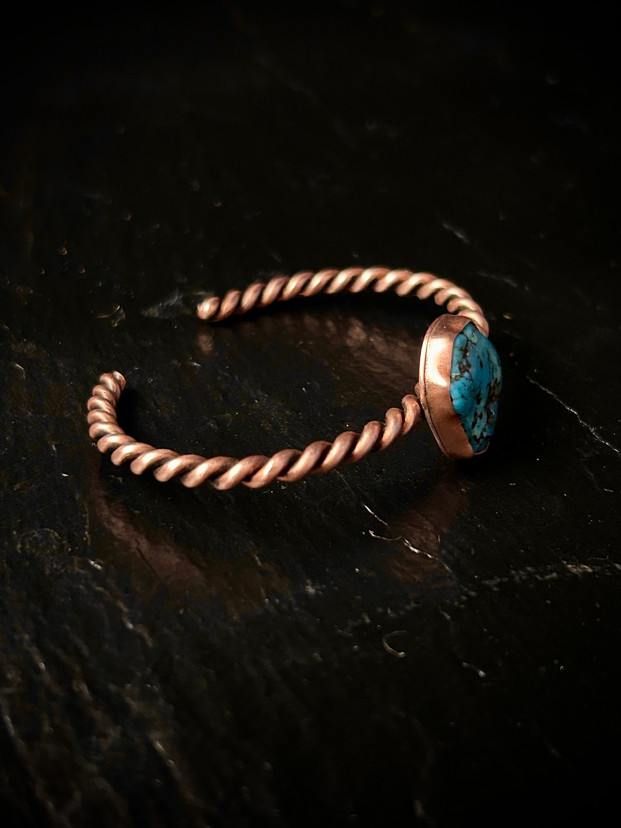 Copper Turquoise Bracelet