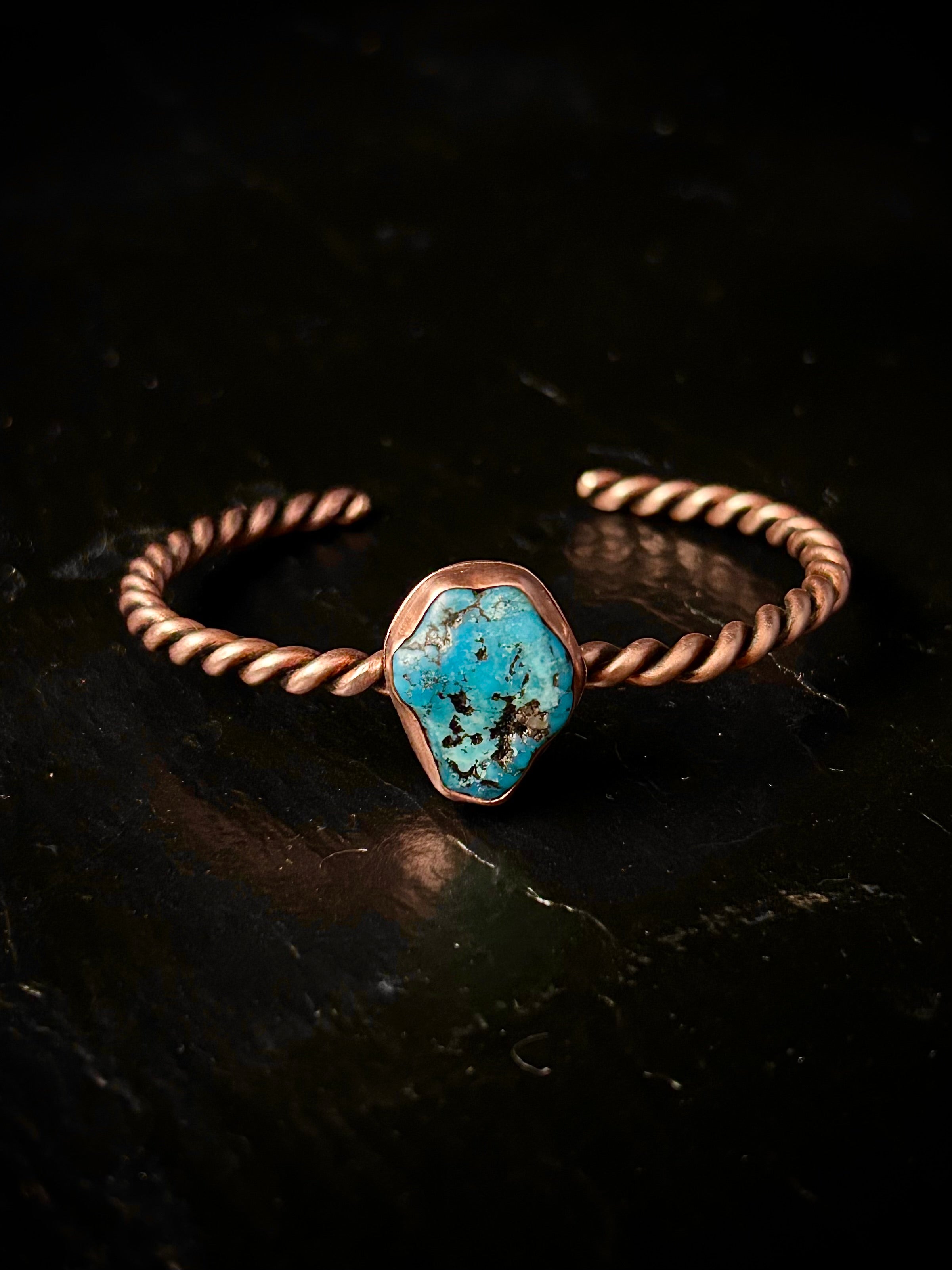Copper Turquoise Bracelet