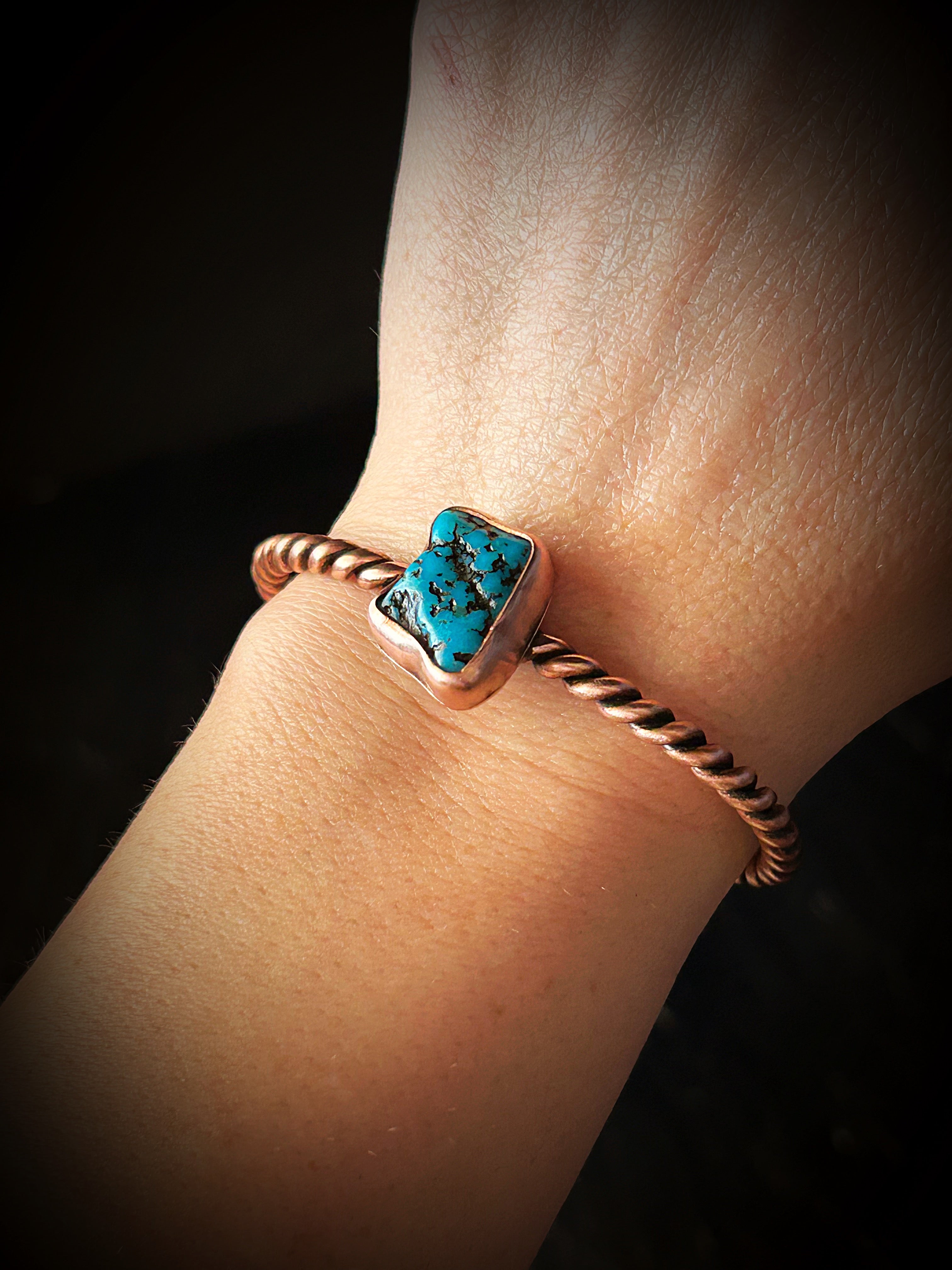 Copper Turquoise Bracelet