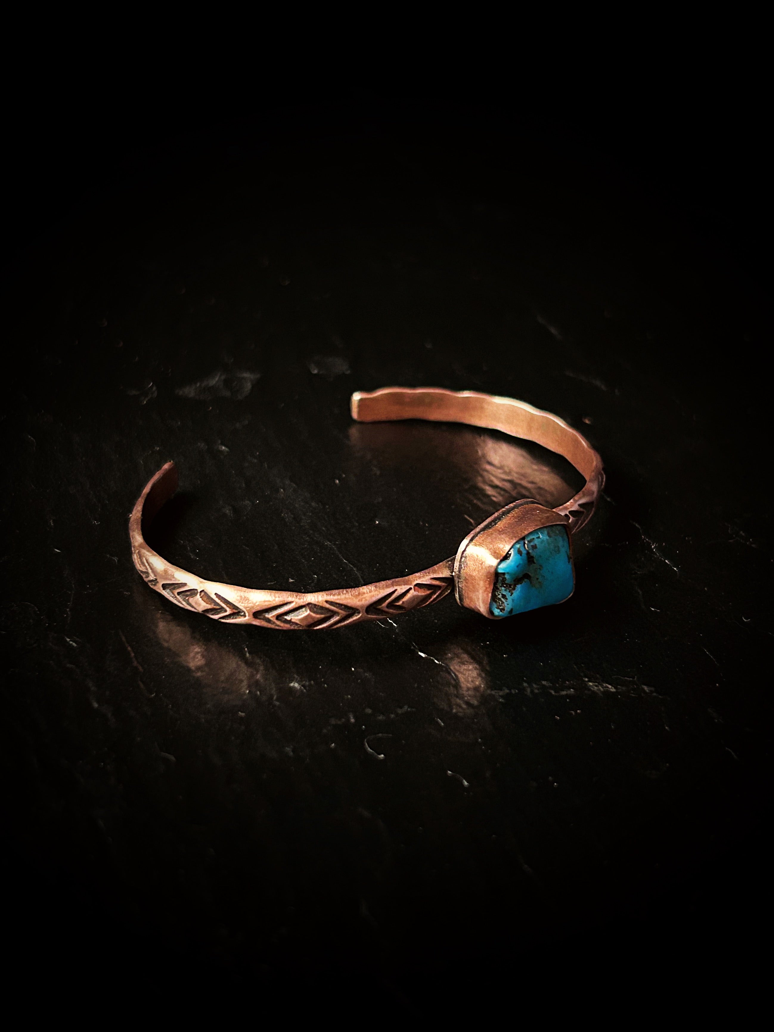 Copper Turquoise Bracelet