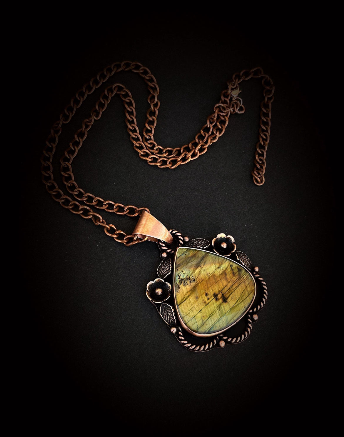 Copper Labradorite Necklace