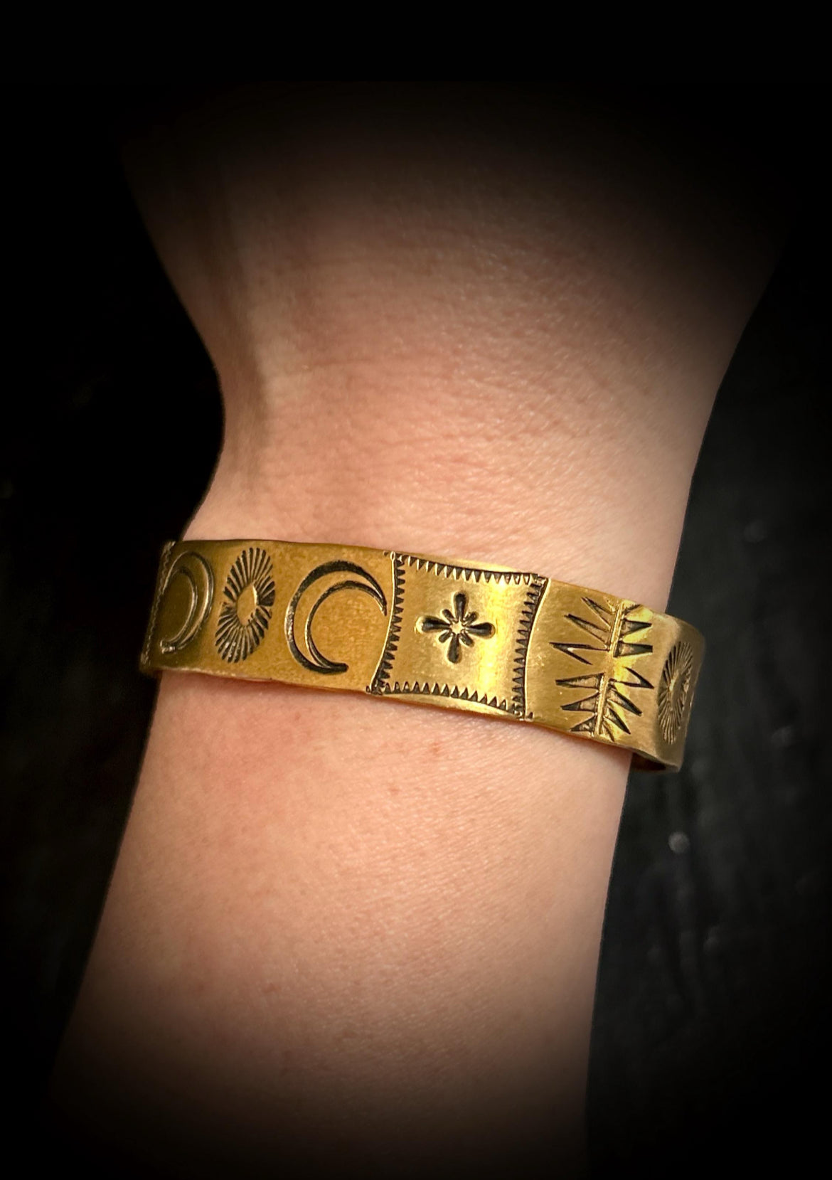 Brass Cuff Bracelet