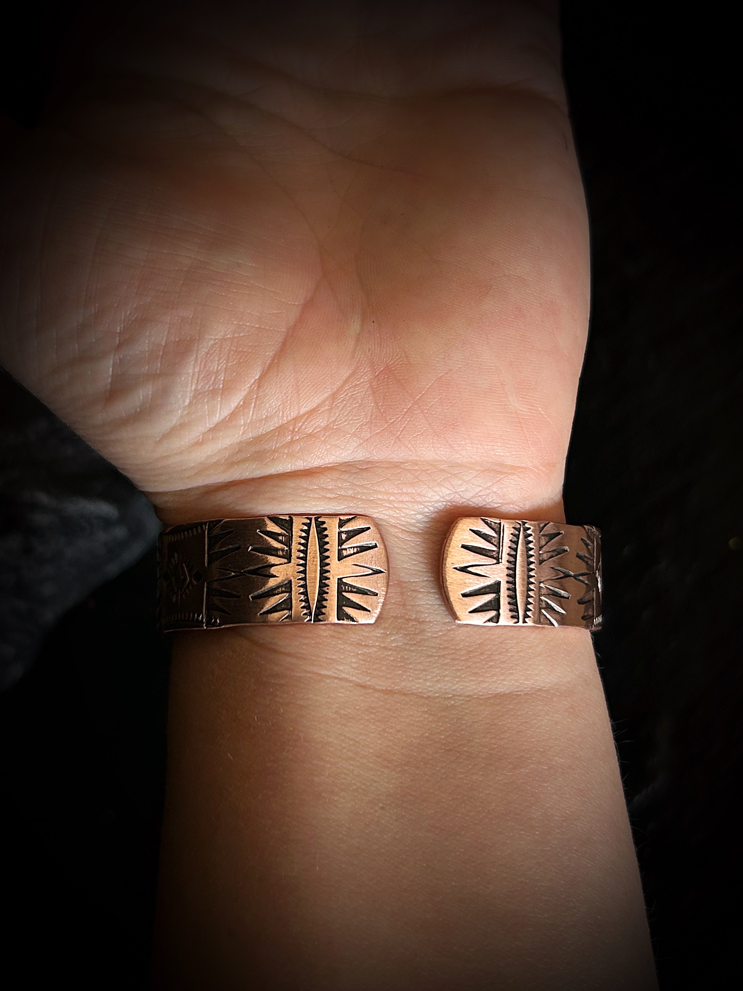 Copper Moss Agate Bracelet