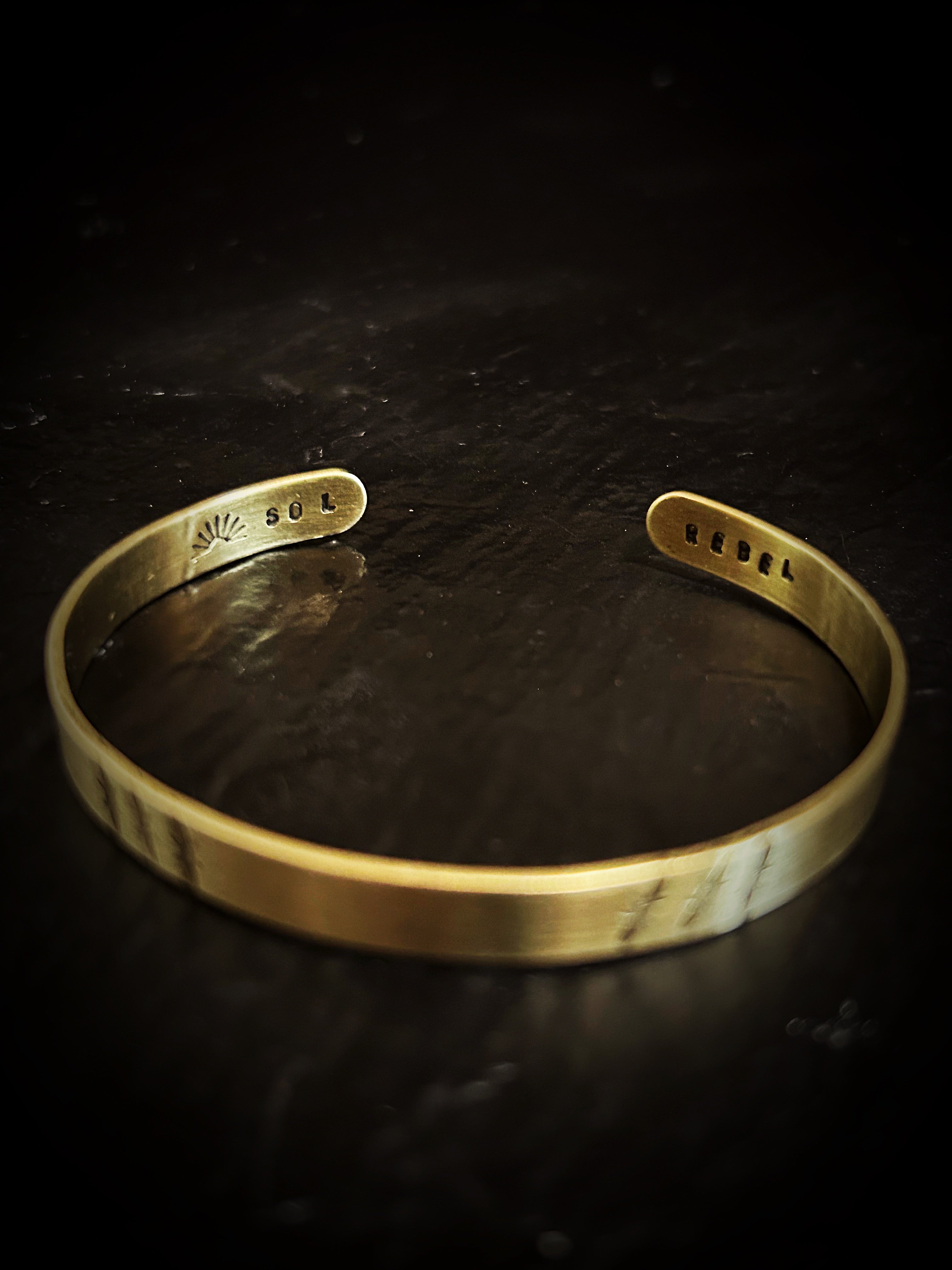 Brass Barbed Wire Bracelet