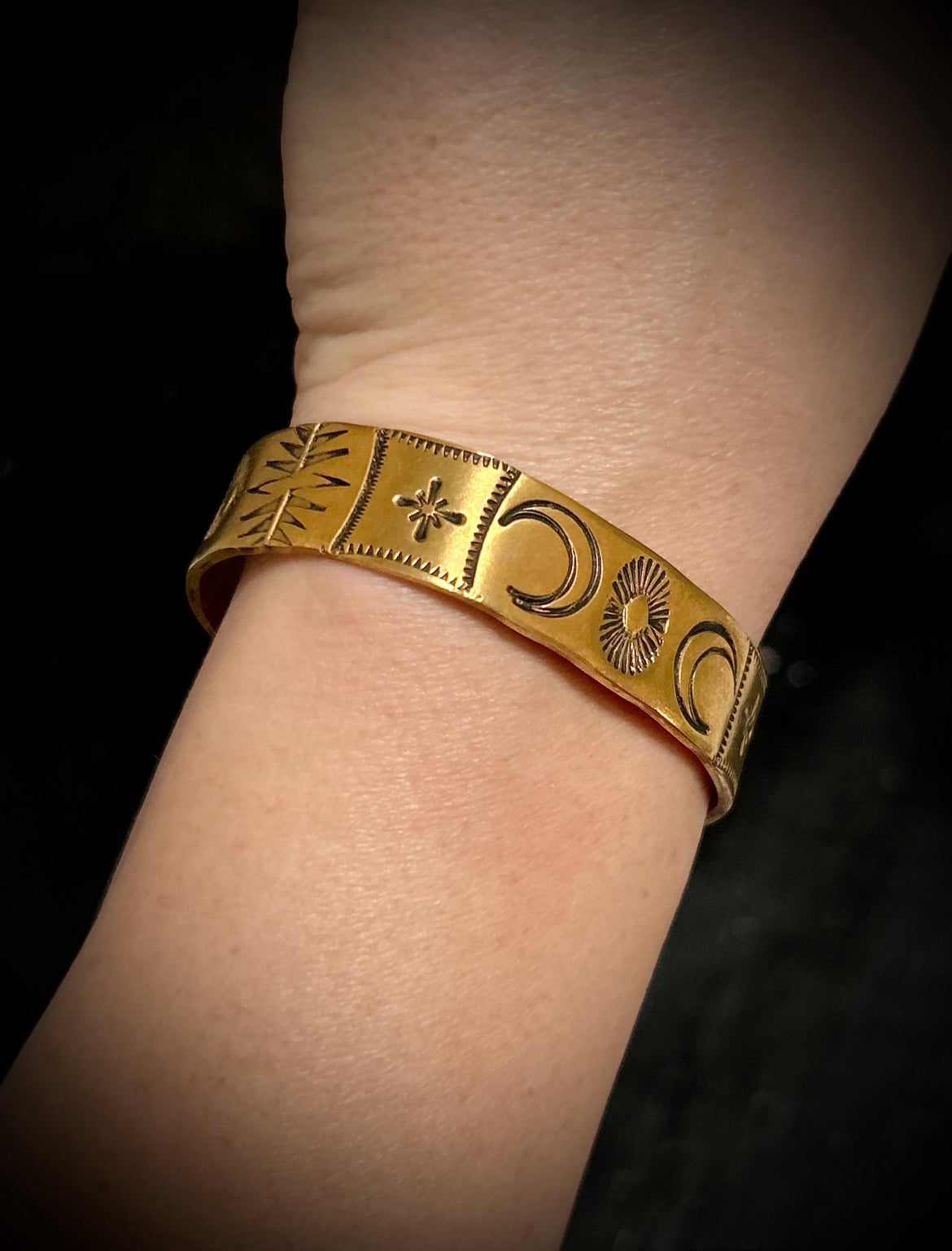 Brass Cuff Bracelet