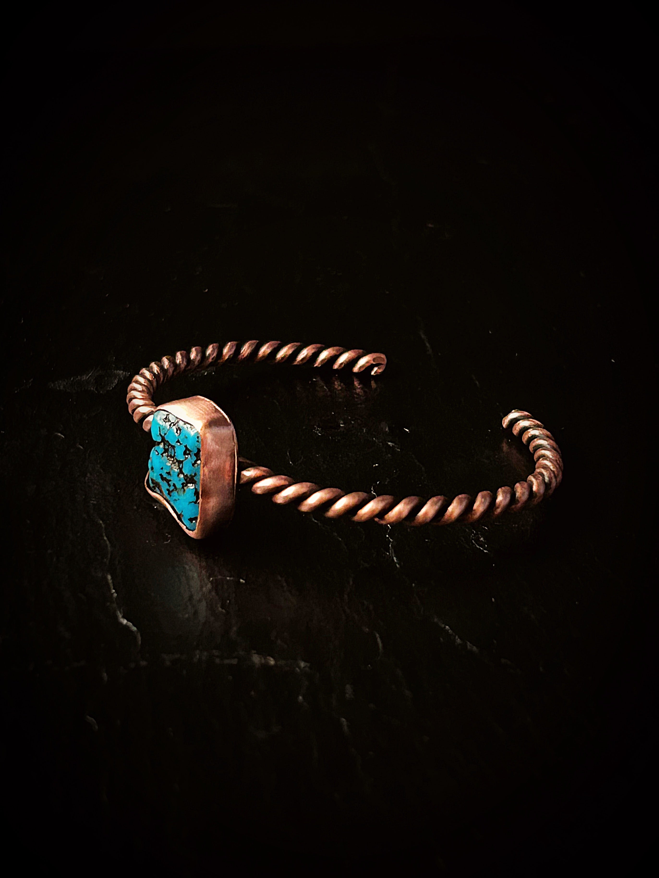 Copper Turquoise Bracelet
