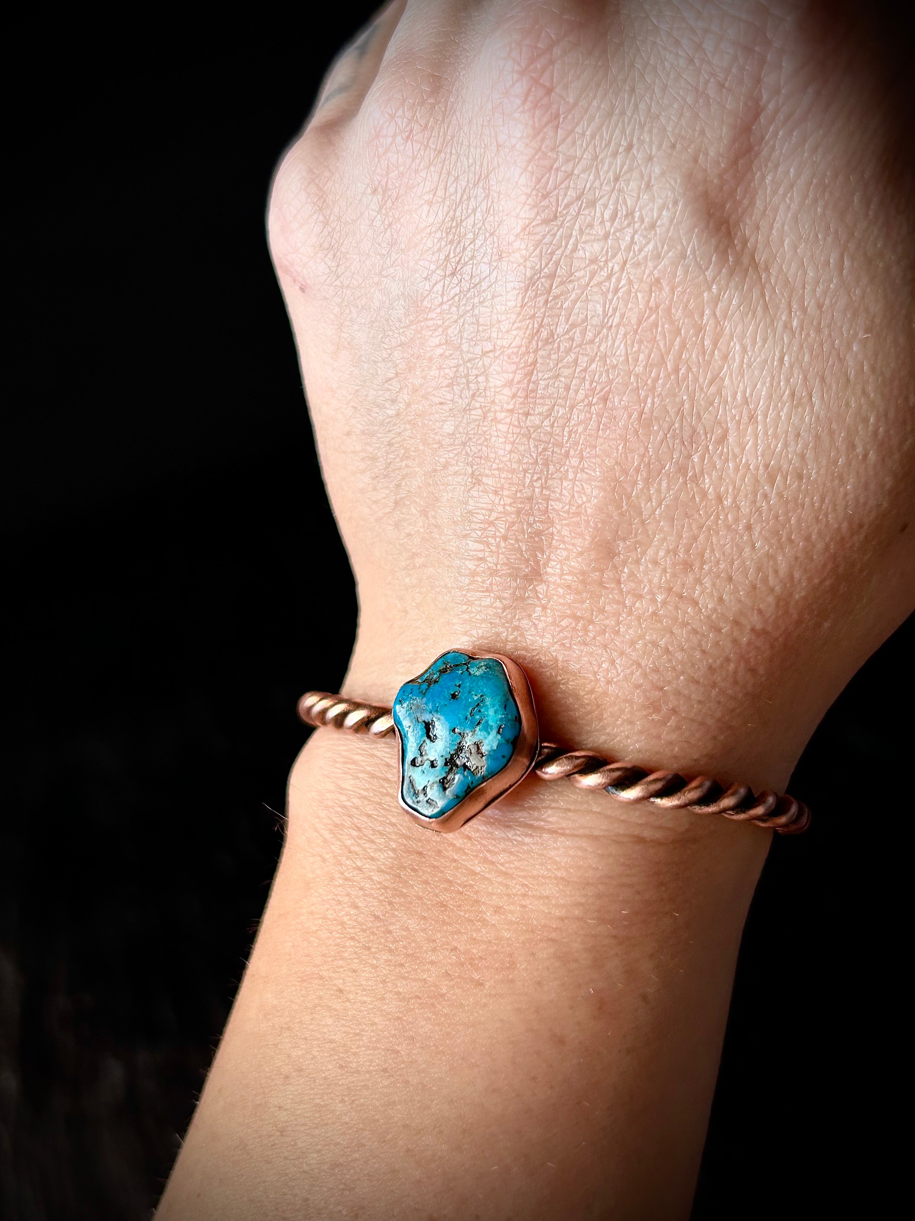 Copper Turquoise Bracelet