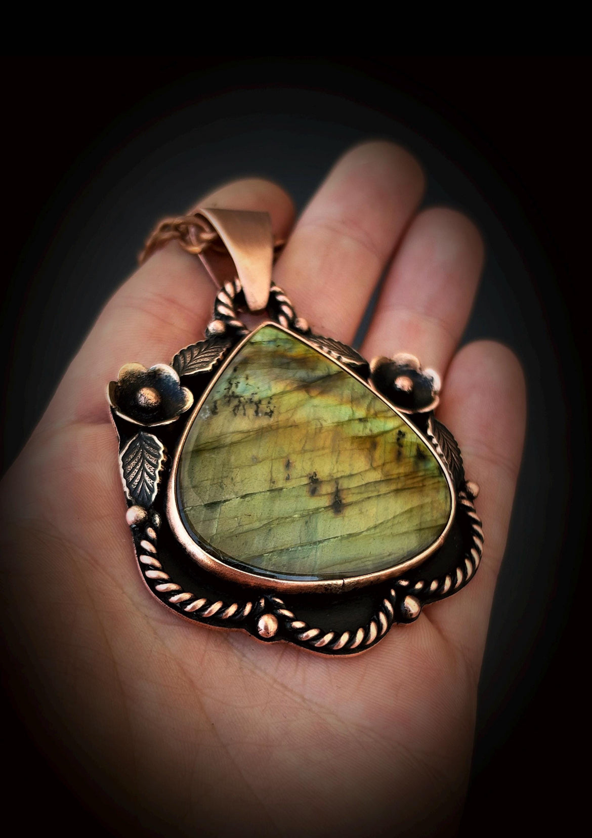 Copper Labradorite Necklace