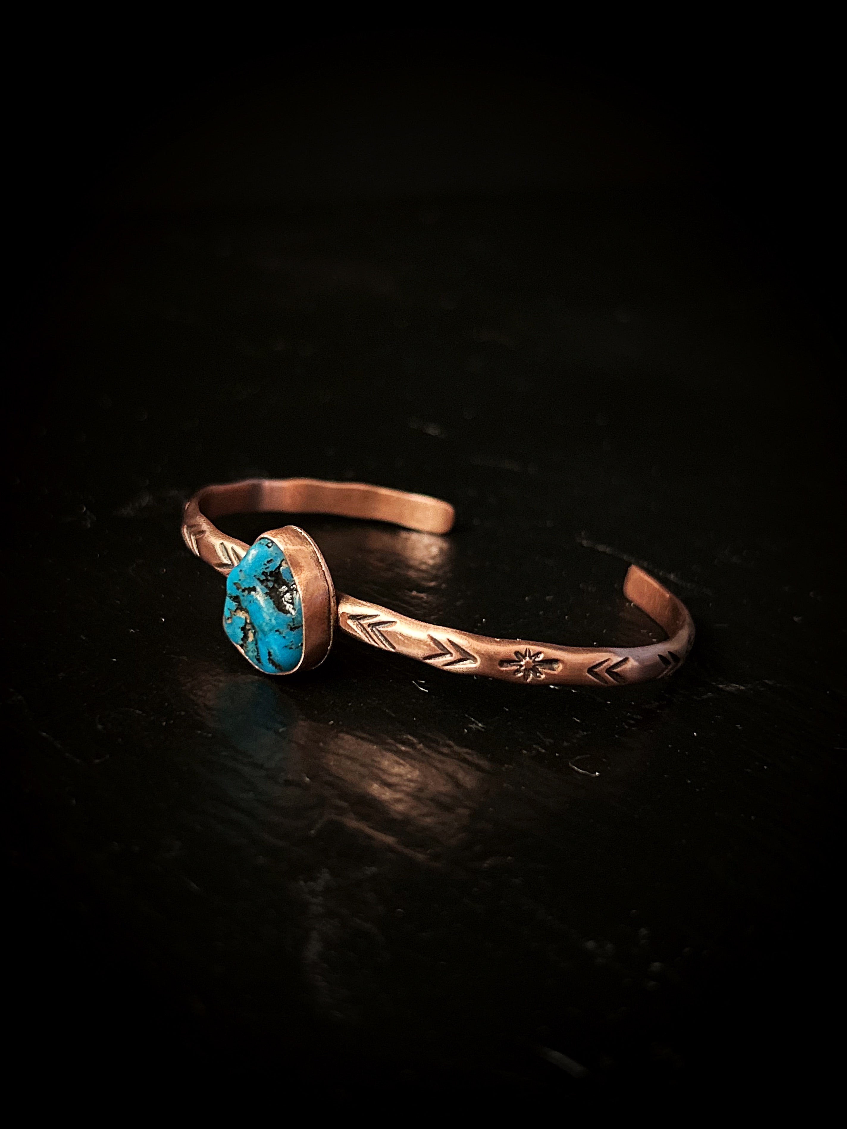 Copper Turquoise Bracelet
