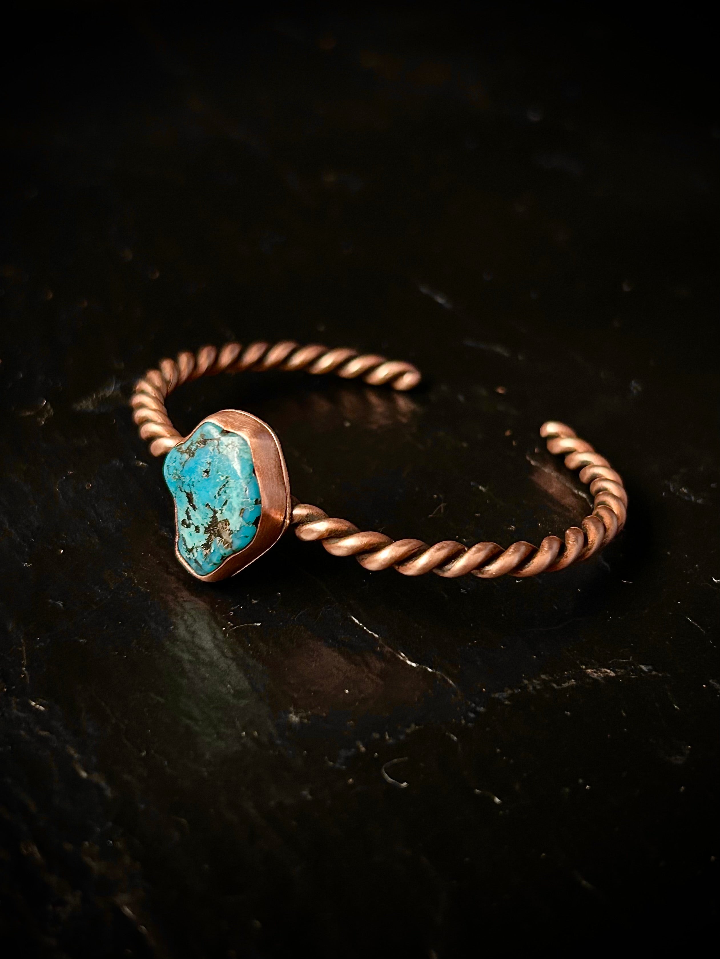 Copper Turquoise Bracelet