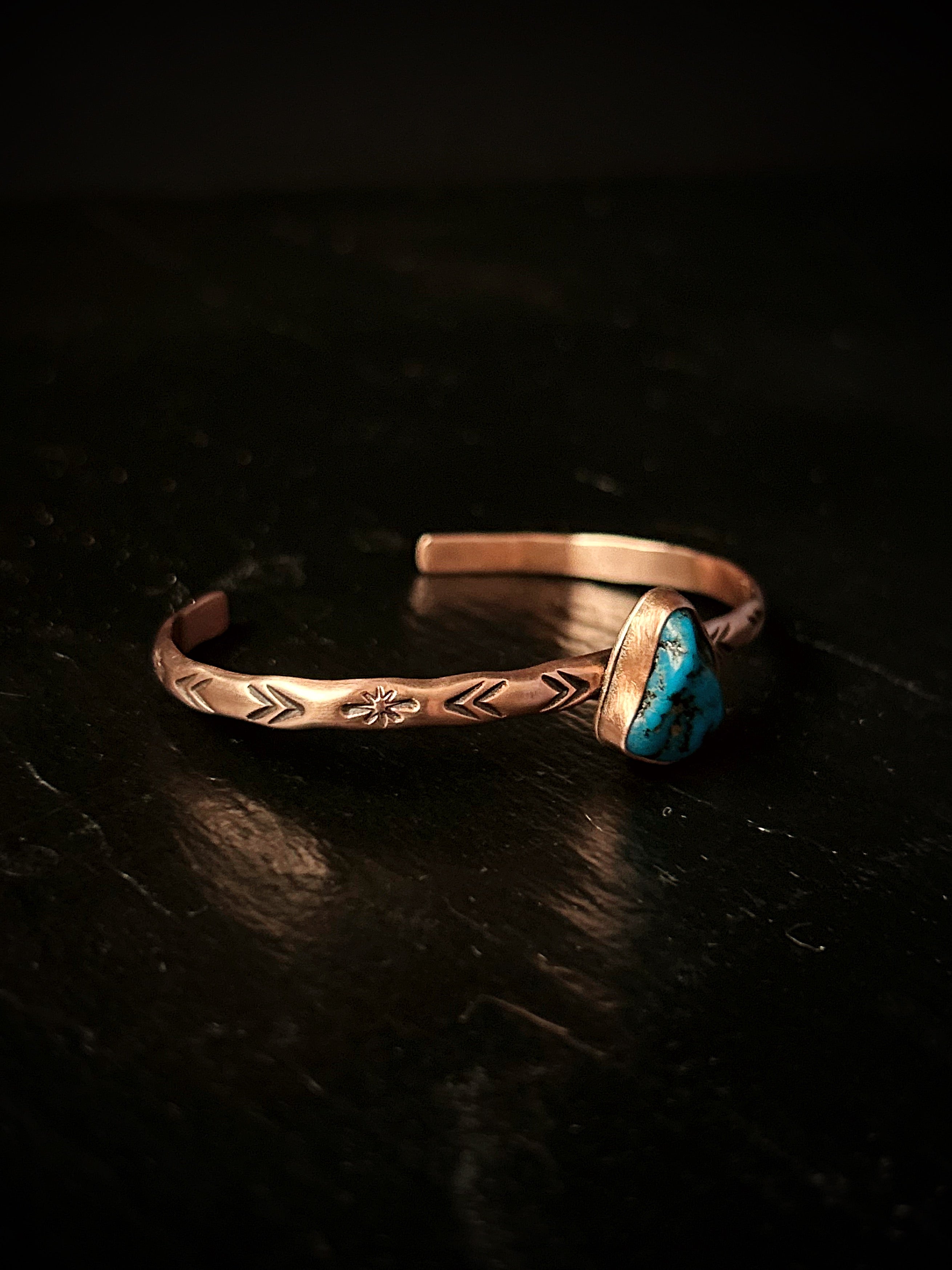 Copper Turquoise Bracelet