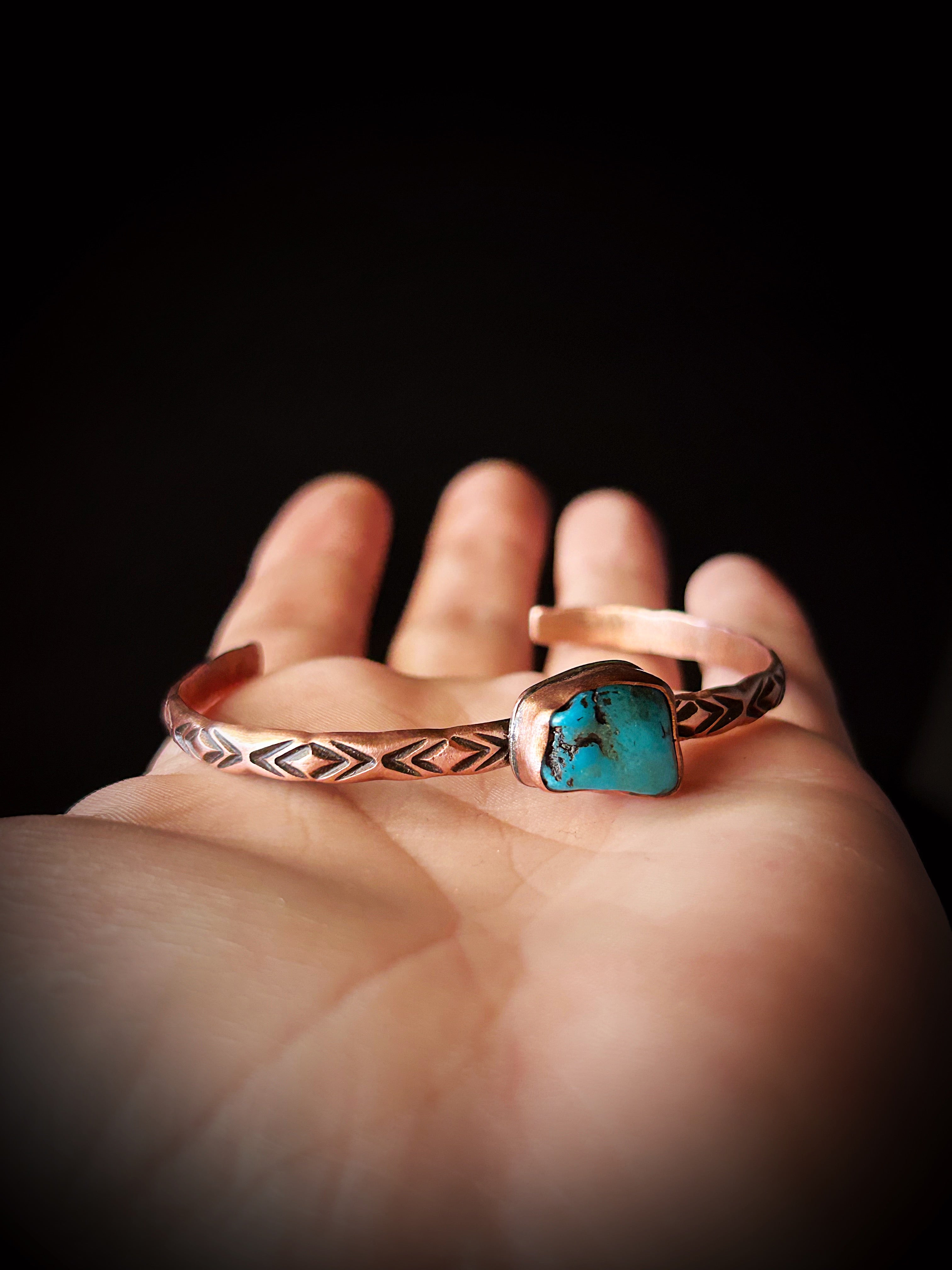 Copper Turquoise Bracelet