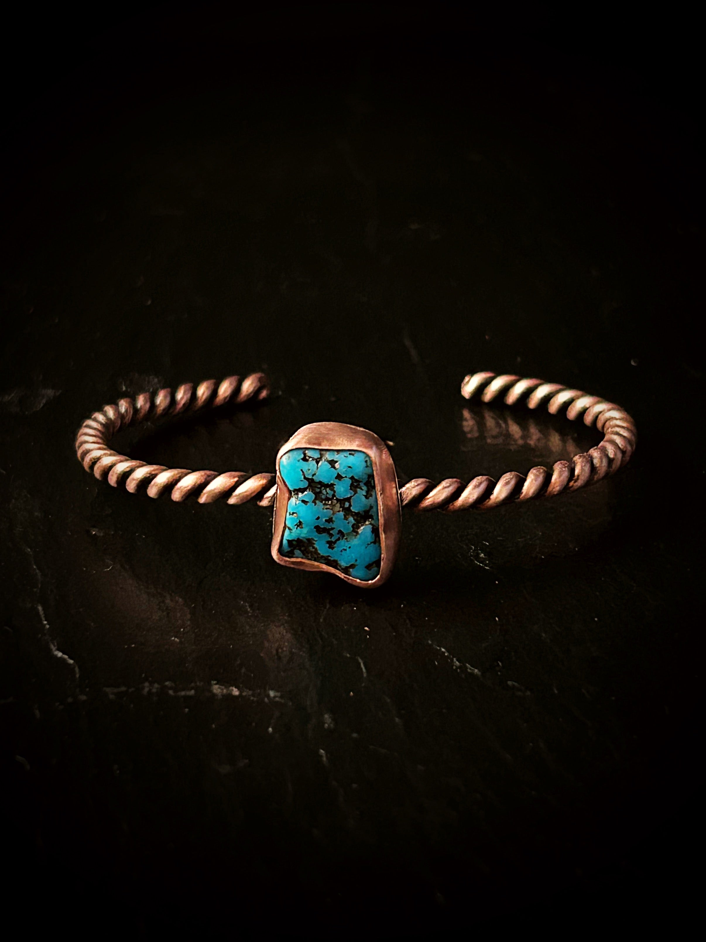 Copper Turquoise Bracelet