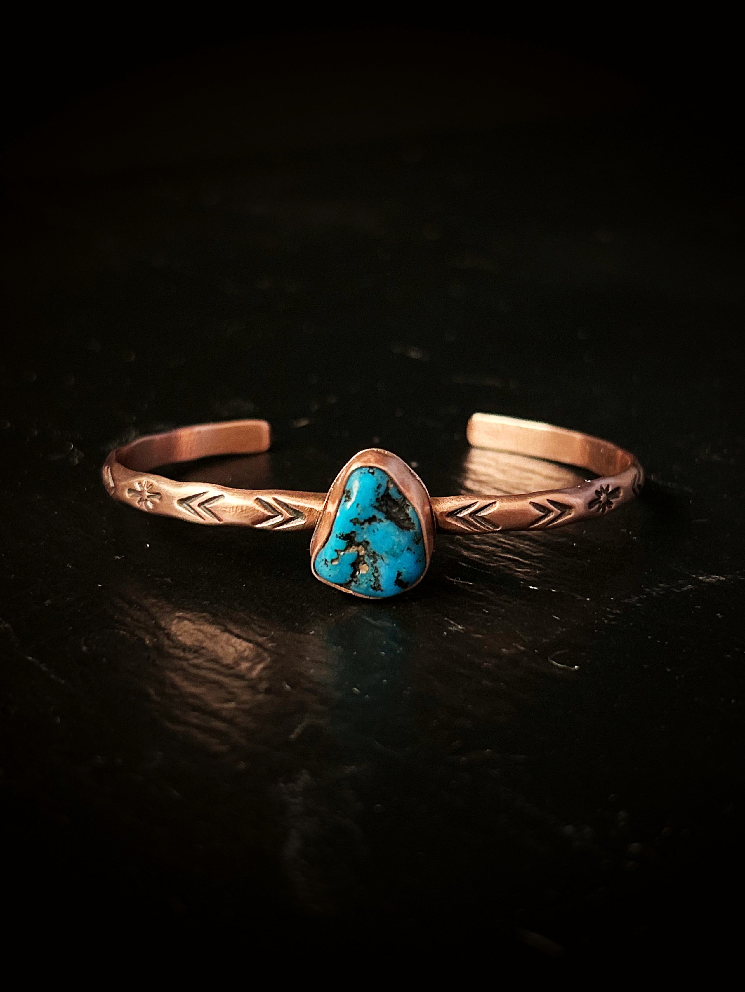 Copper Turquoise Bracelet